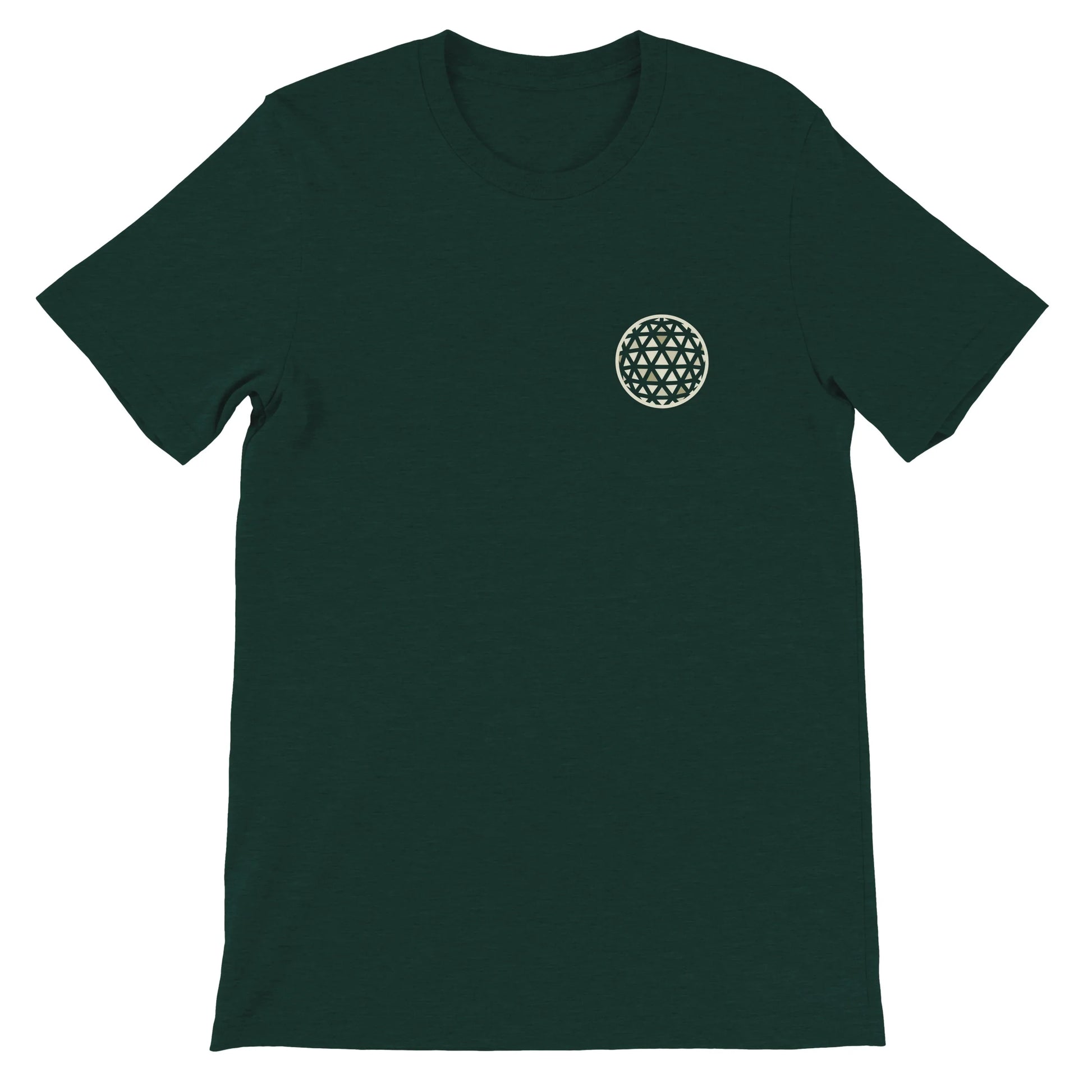 Green Theme Park Shirt with a minimalistic design